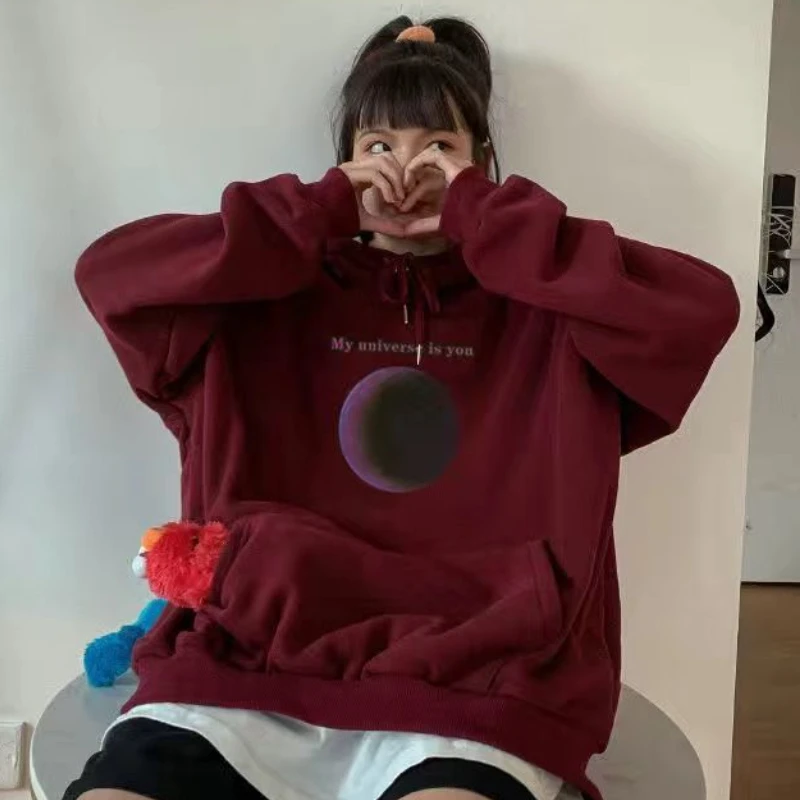 Women Sweatshirts Moon Hoodies Women Hooded Shirt Winter 2024 Thicken Hoodie Korean Sweatshirt Woman Large Size Women Hoodies
Women Sweatshirts Moon Hoodies Women Hooded Shirt Winter 2024 Thicken Hoodie Korean Sweatshirt Woman Large Size Women Hoodies