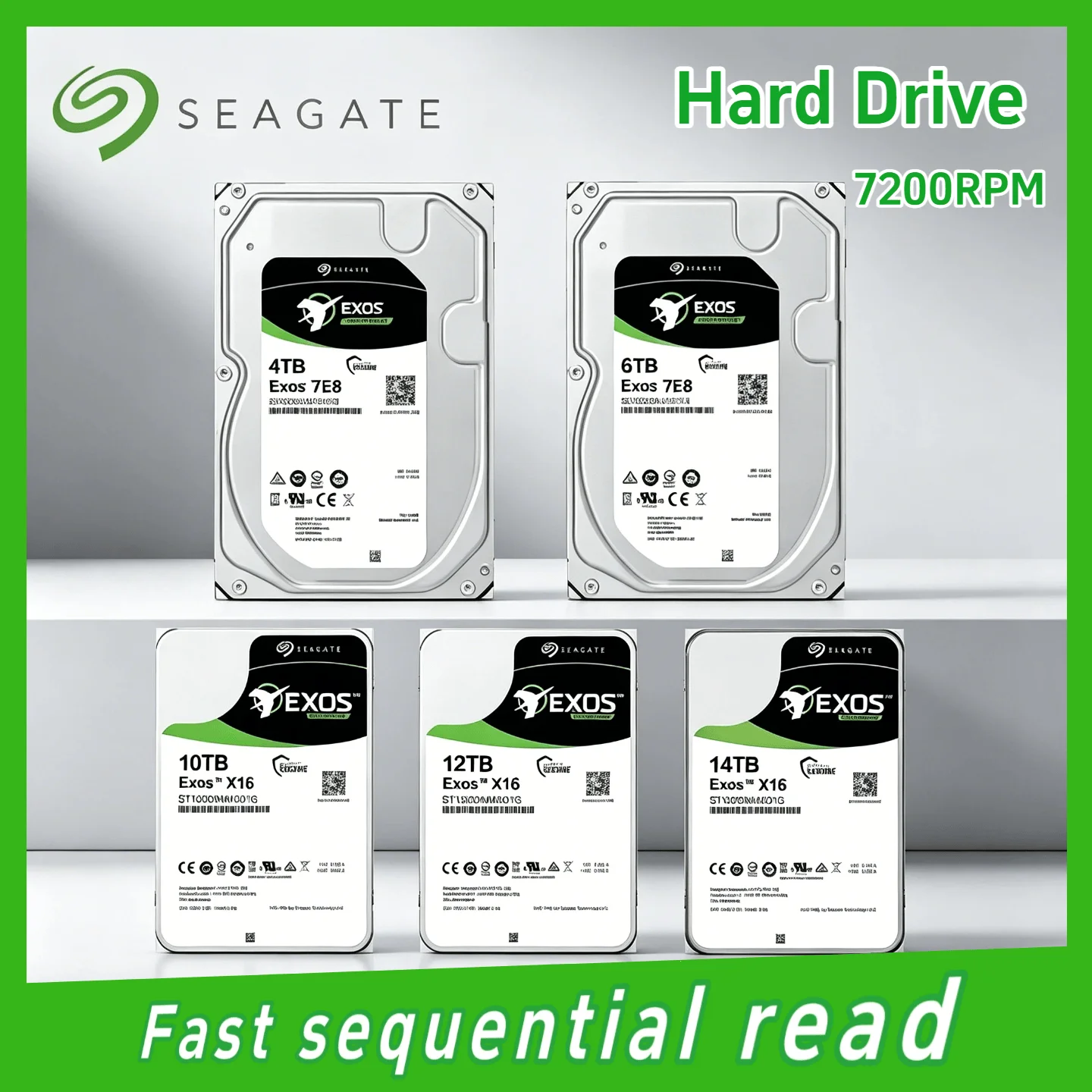 Suitable for Seagate Galaxy Enterprise NAS Storage Server 3.5 Inch Hard Drive 4TB 6TB 8TB 10TB 12TB 14TB 16TB for Surveillance
Suitable for Seagate Galaxy Enterprise NAS Storage Server 3.5 Inch Hard Drive 4TB 6TB 8TB 10TB 12TB 14TB 16TB for Surveillance