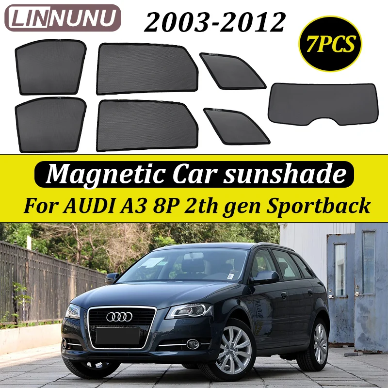 Солнцезащитный экран LINNUNU для AUDI A3 8P 2003-2012 Sportback, магнитная шторка на лобовое стекло, защита от УФ-излучения, аксессуары
Солнцезащитный экран LINNUNU для AUDI A3 8P 2003-2012 Sportback, магнитная шторка на лобовое стекло, защита от УФ-излучения, аксессуары