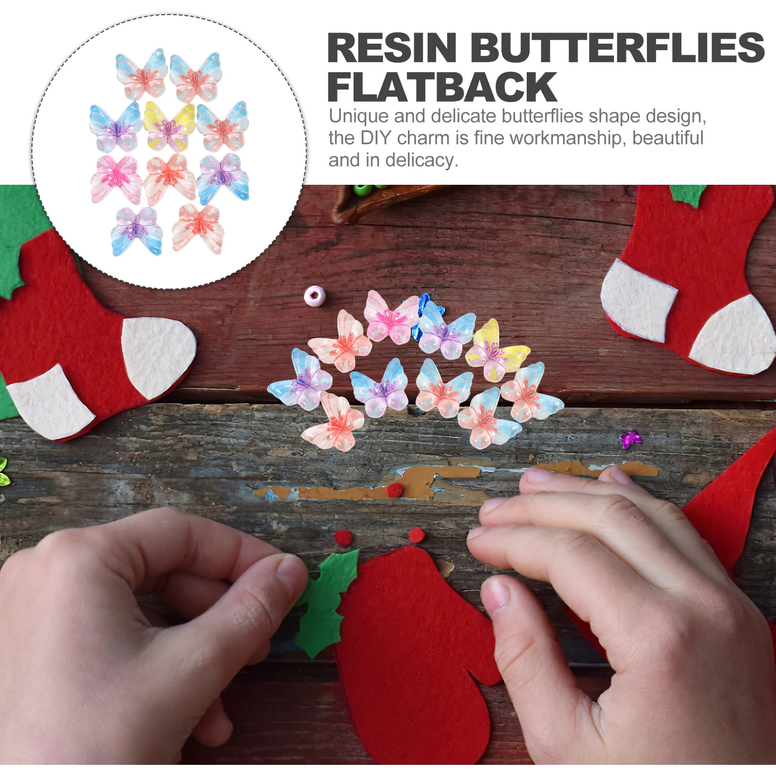 Butterfly Resin Accessories for DIY Phone Case Hairpin Earrings Craft Wear Resistant Mini Model Charms Jewelry Supplies
Butterfly Resin Accessories for DIY Phone Case Hairpin Earrings Craft Wear Resistant Mini Model Charms Jewelry Supplies