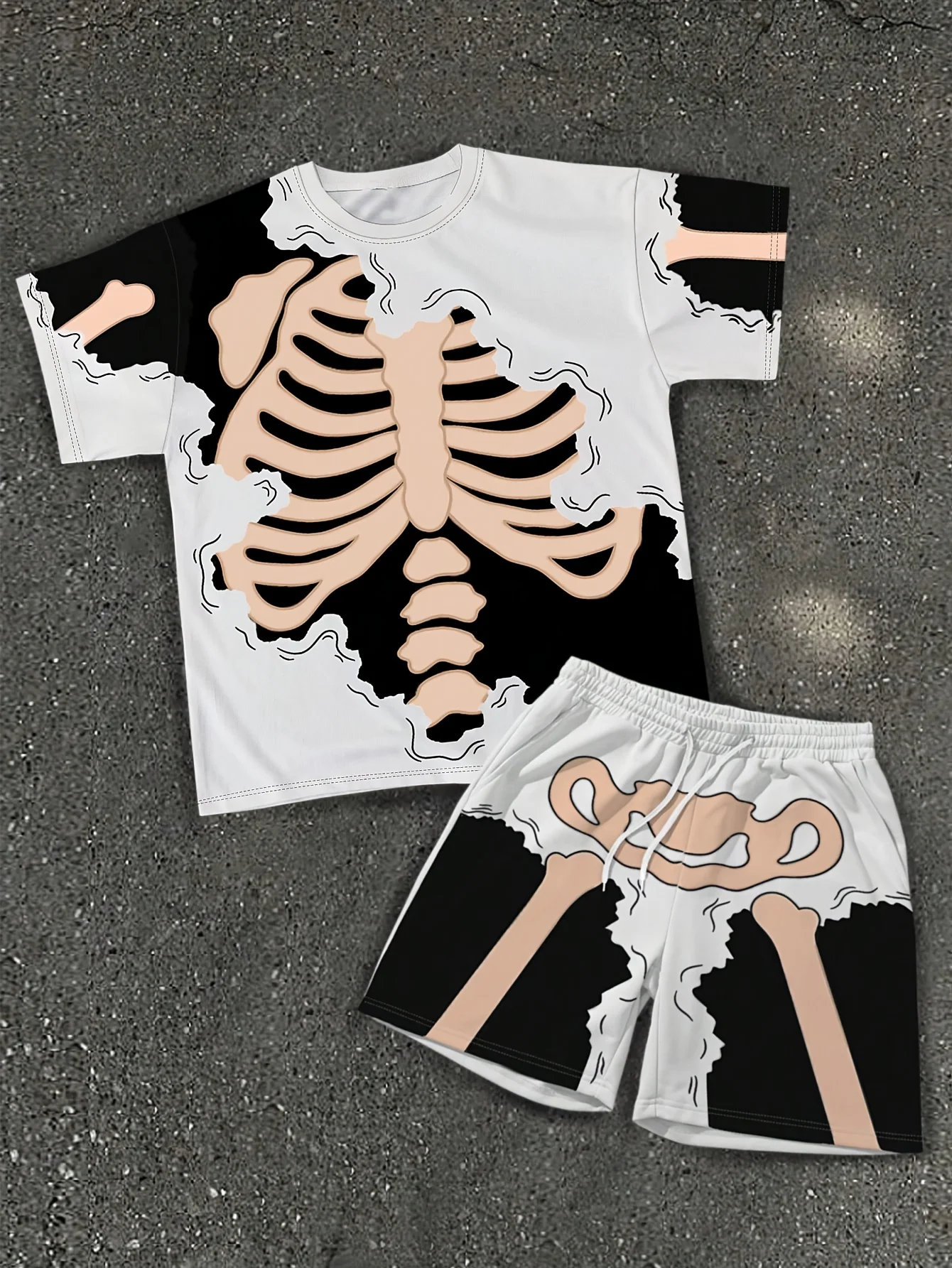 2026 Summer New Men's Short-Sleeved Set with 3D Trendy Print Casual and Fashionable Street Style Comfortable and Soft
2026 Summer New Men's Short-Sleeved Set with 3D Trendy Print Casual and Fashionable Street Style Comfortable and Soft
