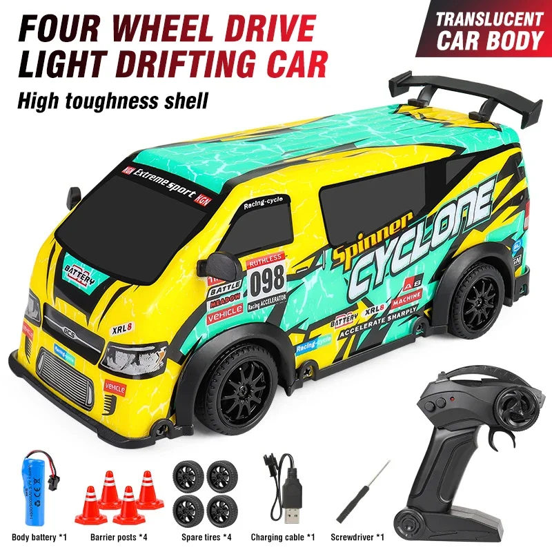 RC Car 1:24 Remote Control Car 2.4G Transparent PVC Radio Controlled Van Monster Trucks Freight Cars Model Custom Toy Boy Gift
RC Car 1:24 Remote Control Car 2.4G Transparent PVC Radio Controlled Van Monster Trucks Freight Cars Model Custom Toy Boy Gift