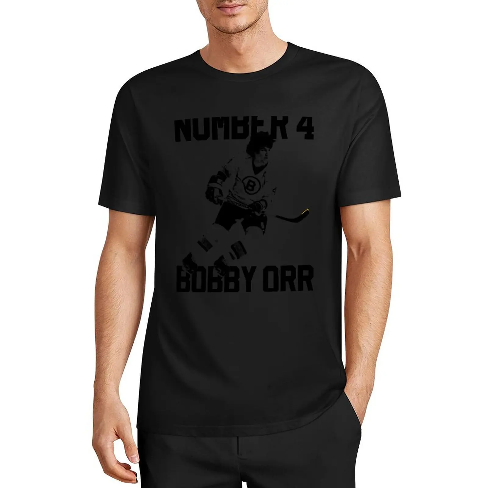 Bobby Orr Number 4 - The Black Stencil T-Shirt shirts graphic tees new edition heavyweights men t shirt
Bobby Orr Number 4 - The Black Stencil T-Shirt shirts graphic tees new edition heavyweights men t shirt