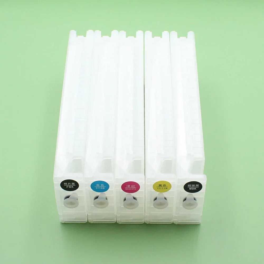 700ML/PC Refill Ink Cartridge with Chip for Epson SureColor T3000 T5000 T7000 T3200 T5200 T7200 T3070 T5070 T7070 Printer
700ML/PC Refill Ink Cartridge with Chip for Epson SureColor T3000 T5000 T7000 T3200 T5200 T7200 T3070 T5070 T7070 Printer