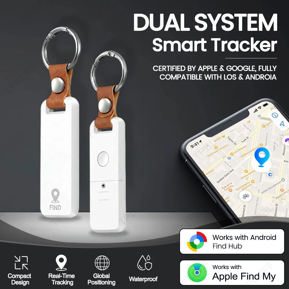 Dual-System Smart Location Tracker For IOS & Android Phones Work With Google's Find Hub App Key Finder Smart Google airtag
Dual-System Smart Location Tracker For IOS & Android Phones Work With Google's Find Hub App Key Finder Smart Google airtag