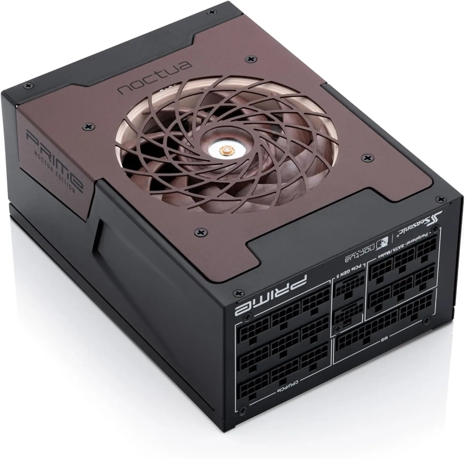Edition, Ultra-Quiet Fully Modular 1600W 80 Plus Titanium Efficiency ATX 3.1 PC Power Supply (Black/Brown) with US AC Power Cord
Edition, Ultra-Quiet Fully Modular 1600W 80 Plus Titanium Efficiency ATX 3.1 PC Power Supply (Black/Brown) with US AC Power Cord