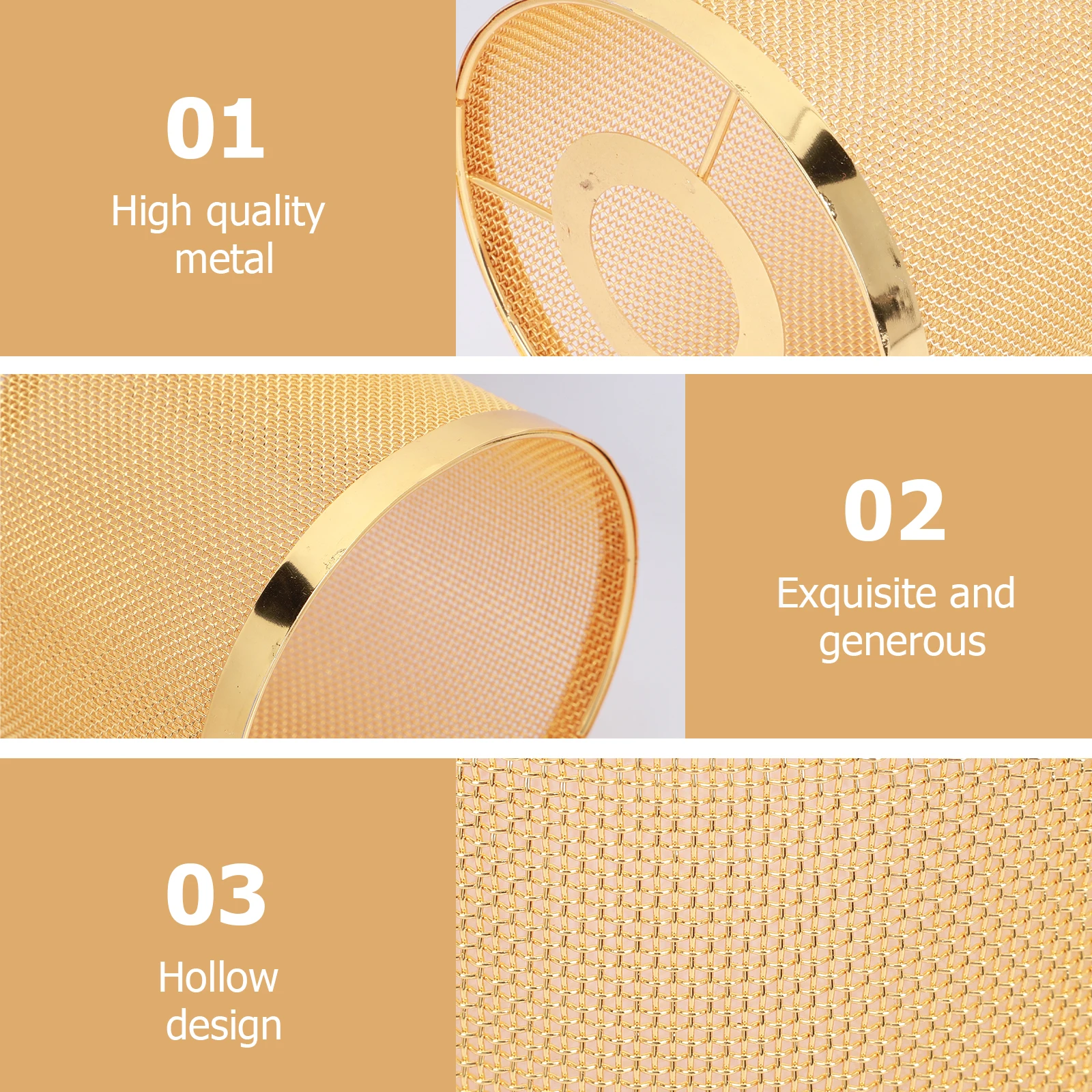 1pc Metal Lamp Simple Hollow Design Light Protector Cover Hanging Decorative Accessory For Home Lamp Shade Restaurant
1pc Metal Lamp Simple Hollow Design Light Protector Cover Hanging Decorative Accessory For Home Lamp Shade Restaurant