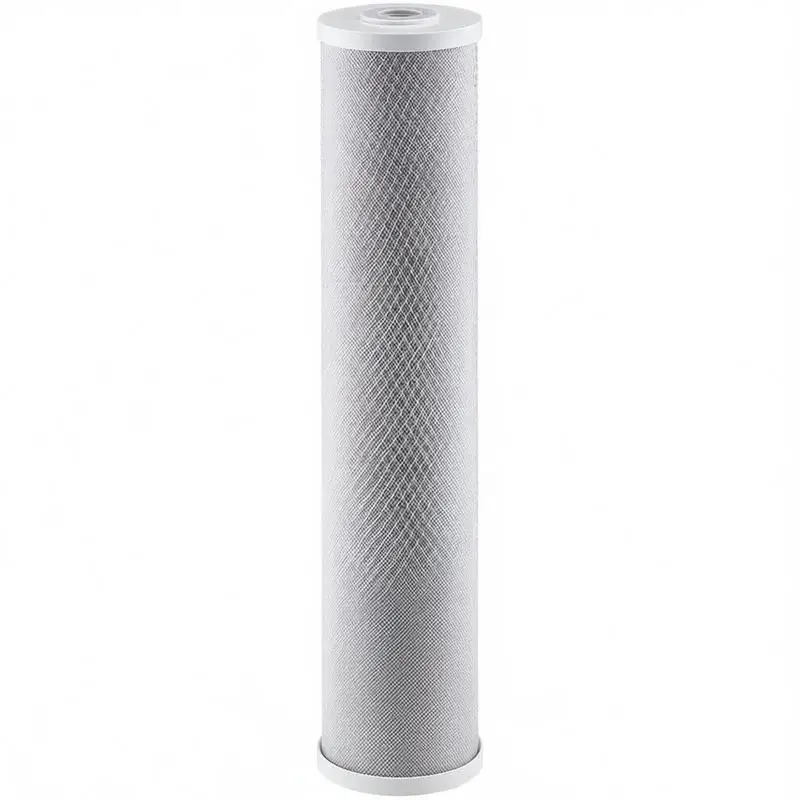 Whole House CTO Carbon Block Replacement Filter 4.5" x 20" For Residential Kitchen, Basement Utility, Laundry Room, Coconut Shell Carbon, Chlorine Reduction, Taste Odor Improvement, Standard Big Blue Housing Compatibility
Whole House CTO Carbon Block Replacement Filter 4.5" x 20" For Residential Kitchen, Basement Utility, Laundry Room, Coconut Shell Carbon, Chlorine Reduction, Taste Odor Improvement, Standard Big Blue Housing Compatibility