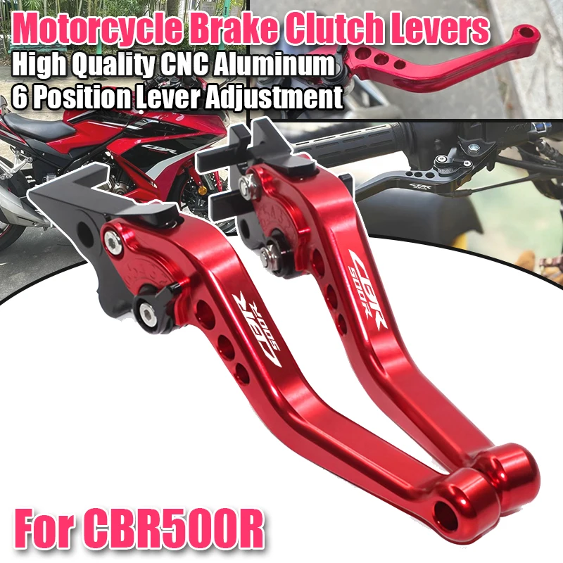 For CBR500R 2013-2022 CBR 500R Motorcycle Accessories Short Brake Clutch Levers Aluminum CNC Adjustable Motorbike Handle Lever
For CBR500R 2013-2022 CBR 500R Motorcycle Accessories Short Brake Clutch Levers Aluminum CNC Adjustable Motorbike Handle Lever