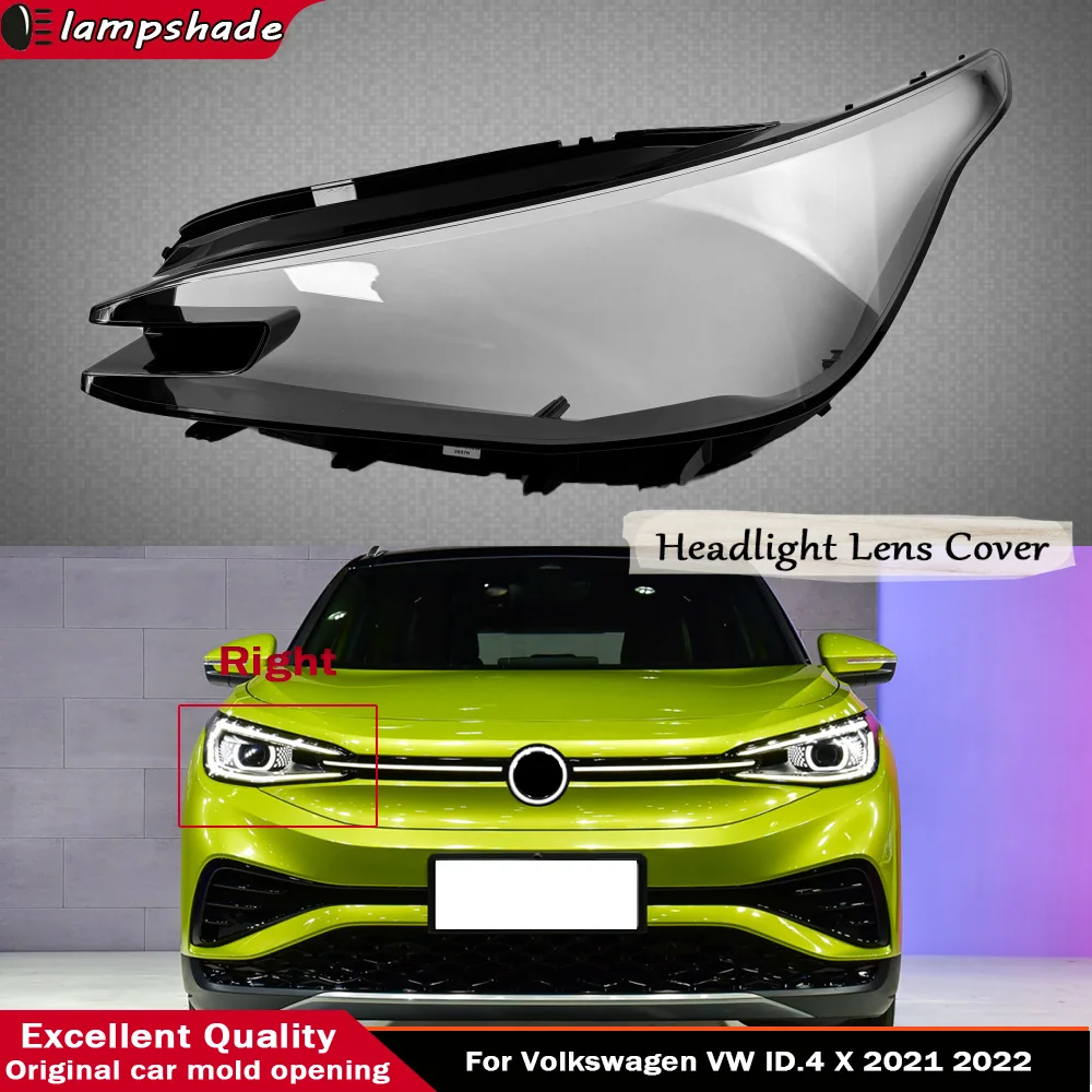 For Volkswagen VW ID.4 X 2021 2022 Headlamp Transparent Cover Headlight Shell Lampshade Case Plexiglass Replace Original Lens
For Volkswagen VW ID.4 X 2021 2022 Headlamp Transparent Cover Headlight Shell Lampshade Case Plexiglass Replace Original Lens