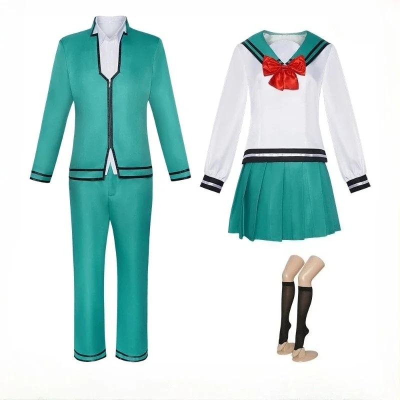 Anime Disastrous Life of Saiki Cosplay Costume Teruhashi Kokomi Saiki Kusuo JK School Uniforms Set Halloween Stage Performances
Anime Disastrous Life of Saiki Cosplay Costume Teruhashi Kokomi Saiki Kusuo JK School Uniforms Set Halloween Stage Performances