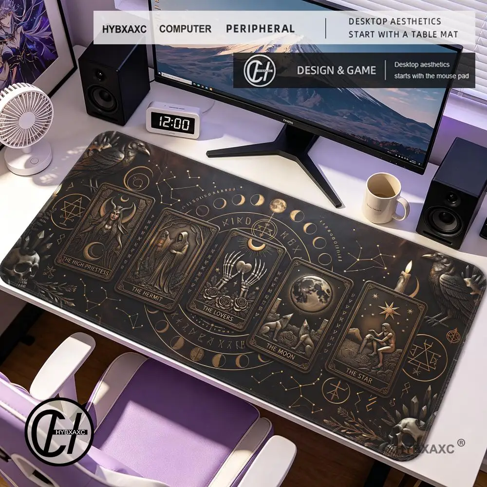 HYBXAXC Witchy DeskMat, Gothic MousePad, Dark Academia Decor, Tarot Card Keyboard Pad, Faux Leather Look Spellbook Gaming Mat
HYBXAXC Witchy DeskMat, Gothic MousePad, Dark Academia Decor, Tarot Card Keyboard Pad, Faux Leather Look Spellbook Gaming Mat