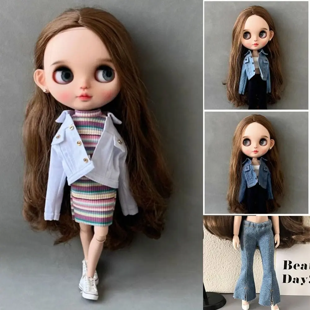 Модные джинсы для кукол Blyth, брюки, аксессуары для одежды, подарок для девочек, игрушки, кукольные джинсы, пальто, куртка, топы для кукол Azone/OB24/OB27, 28-30 см
Модные джинсы для кукол Blyth, брюки, аксессуары для одежды, подарок для девочек, игрушки, кукольные джинсы, пальто, куртка, топы для кукол Azone/OB24/OB27, 28-30 см