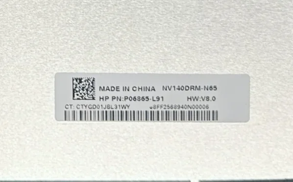 NV140DRM-N65 IPS 2240*1400 14.0'' Laptop LCD Screen Display Panel Matrix
NV140DRM-N65 IPS 2240*1400 14.0'' Laptop LCD Screen Display Panel Matrix