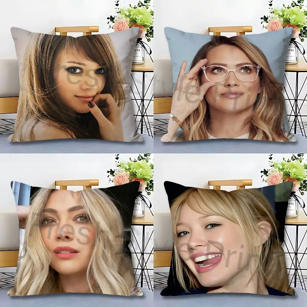H-Hilary D-Duff Luck or Something Celebrity Merchandise All-Match Printed Pillow Case Sofa Car Office Room Decoration Protector
H-Hilary D-Duff Luck or Something Celebrity Merchandise All-Match Printed Pillow Case Sofa Car Office Room Decoration Protector