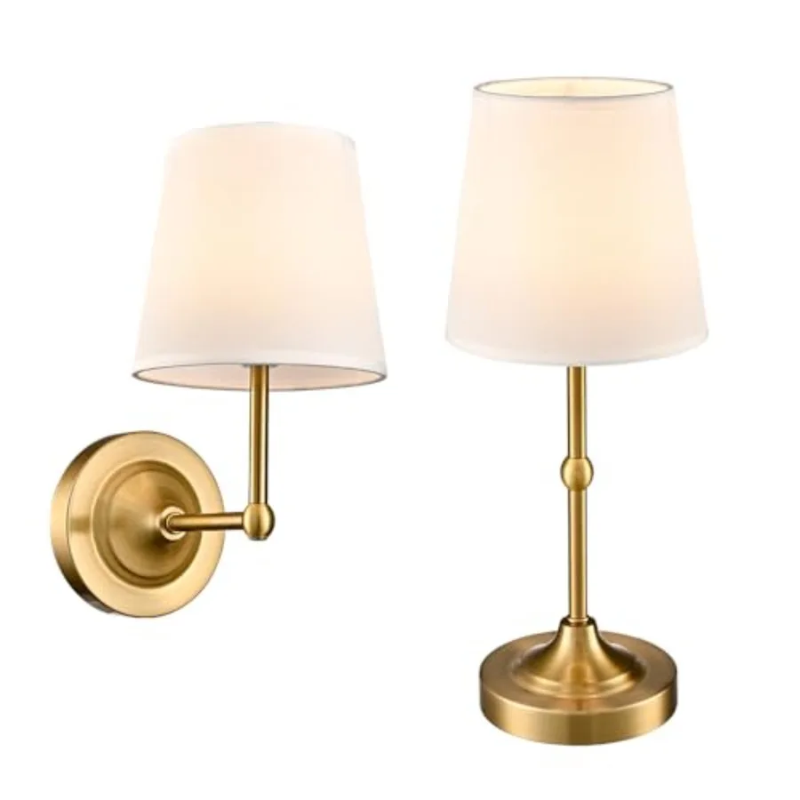 Battery Operated Table Lamp Wall Sconce Set of 2, 2-in-1 Rechargeable Desk Lamp Wall Lights with Magnetic Dimmable LED Bulbs an
Battery Operated Table Lamp Wall Sconce Set of 2, 2-in-1 Rechargeable Desk Lamp Wall Lights with Magnetic Dimmable LED Bulbs an