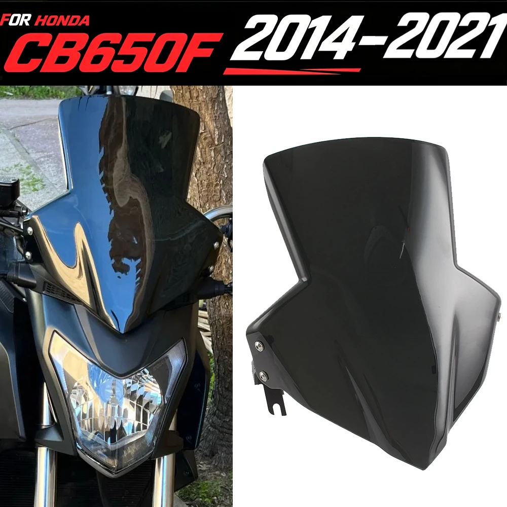 CB650F FA Motorcycle Windshield Windscreen Front Fairing Headlight Wind Deflector For Honda CB650F CB 650 F CB 650F 2014-2021
CB650F FA Motorcycle Windshield Windscreen Front Fairing Headlight Wind Deflector For Honda CB650F CB 650 F CB 650F 2014-2021