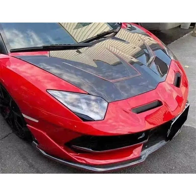 Carbon Fiber Front Engine Hood Bonnet for Lamborghini's Aventador SV LP700 LP720 LP750
Carbon Fiber Front Engine Hood Bonnet for Lamborghini's Aventador SV LP700 LP720 LP750