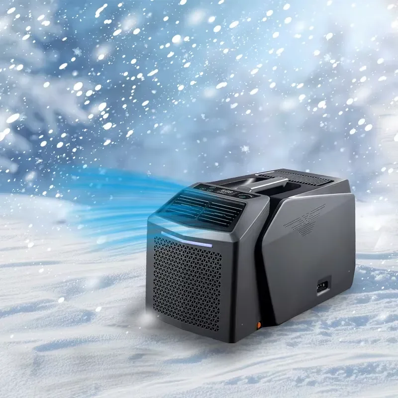 Portable 12V Battery-Powered Car Air Conditioner with Inverter Technology for Cooling and Heating up to 11899 BTU with Remote
Portable 12V Battery-Powered Car Air Conditioner with Inverter Technology for Cooling and Heating up to 11899 BTU with Remote