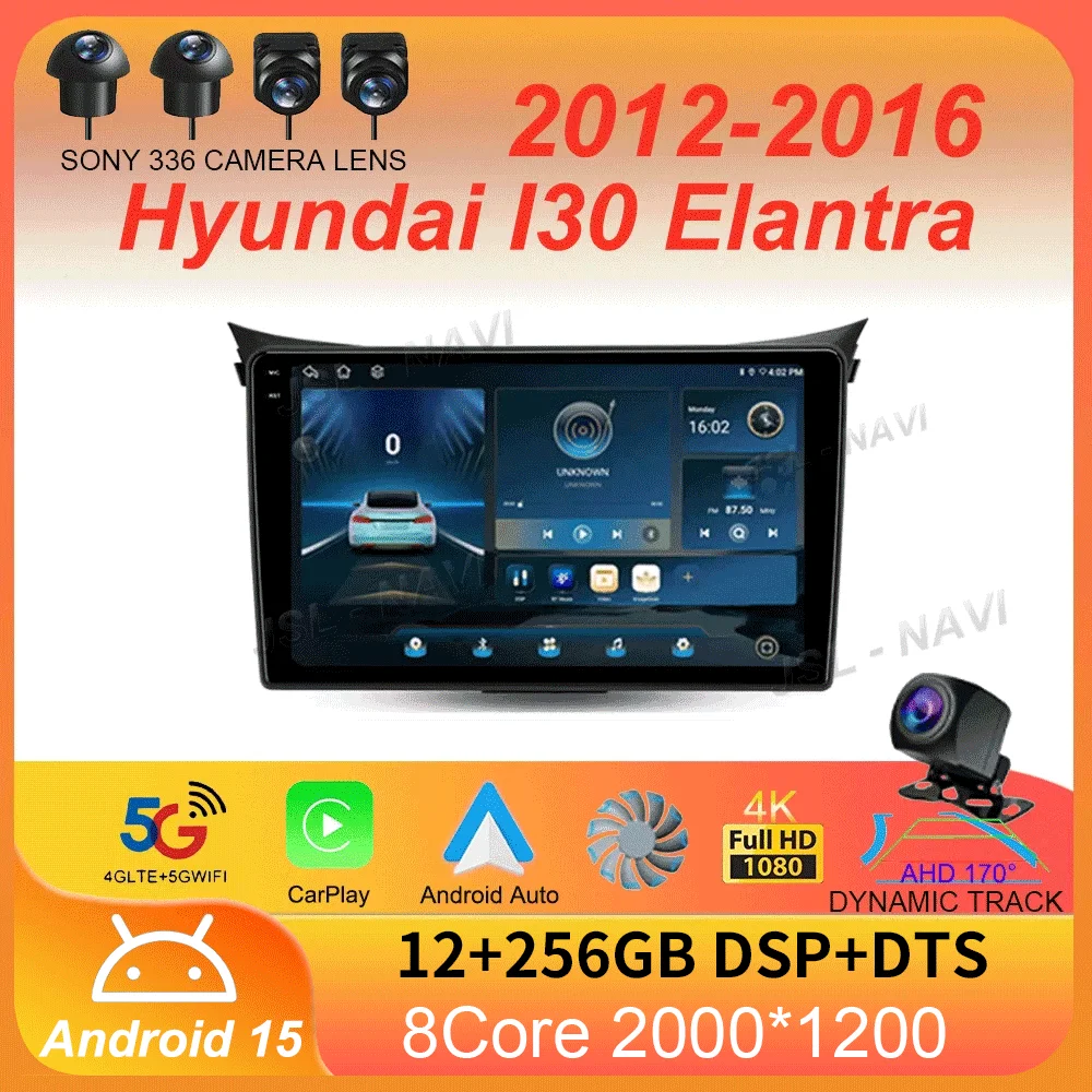 Car Radio Android 15 Multimedia Player for Hyundai I30 Elantra 2012 2013 2014 2015 2016 Carplay Auto GPS Navigation Stereo
Car Radio Android 15 Multimedia Player for Hyundai I30 Elantra 2012 2013 2014 2015 2016 Carplay Auto GPS Navigation Stereo