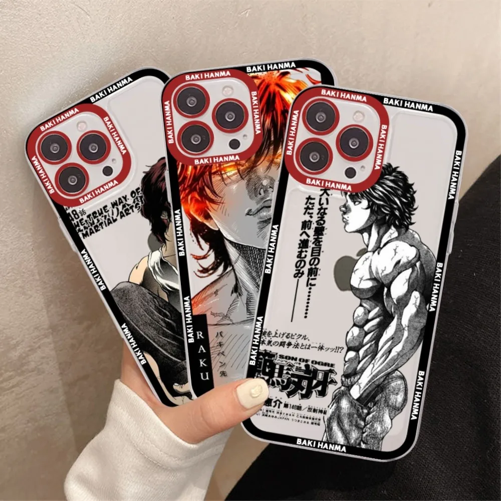 Baki Hanma Manga Phone Case For iPhone 15 14 13 12 11 Pro Max Mini X Xs XR Transparent Case
Baki Hanma Manga Phone Case For iPhone 15 14 13 12 11 Pro Max Mini X Xs XR Transparent Case