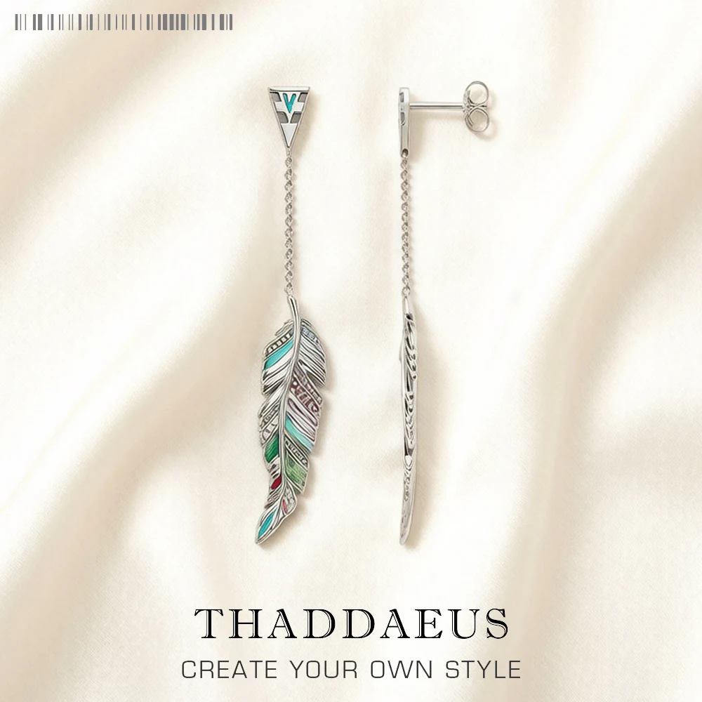 Drop Earrings Feather Fine Jewelry For Women,Autumn Brand New Colourful 925 Sterling Silver Gift
Drop Earrings Feather Fine Jewelry For Women,Autumn Brand New Colourful 925 Sterling Silver Gift