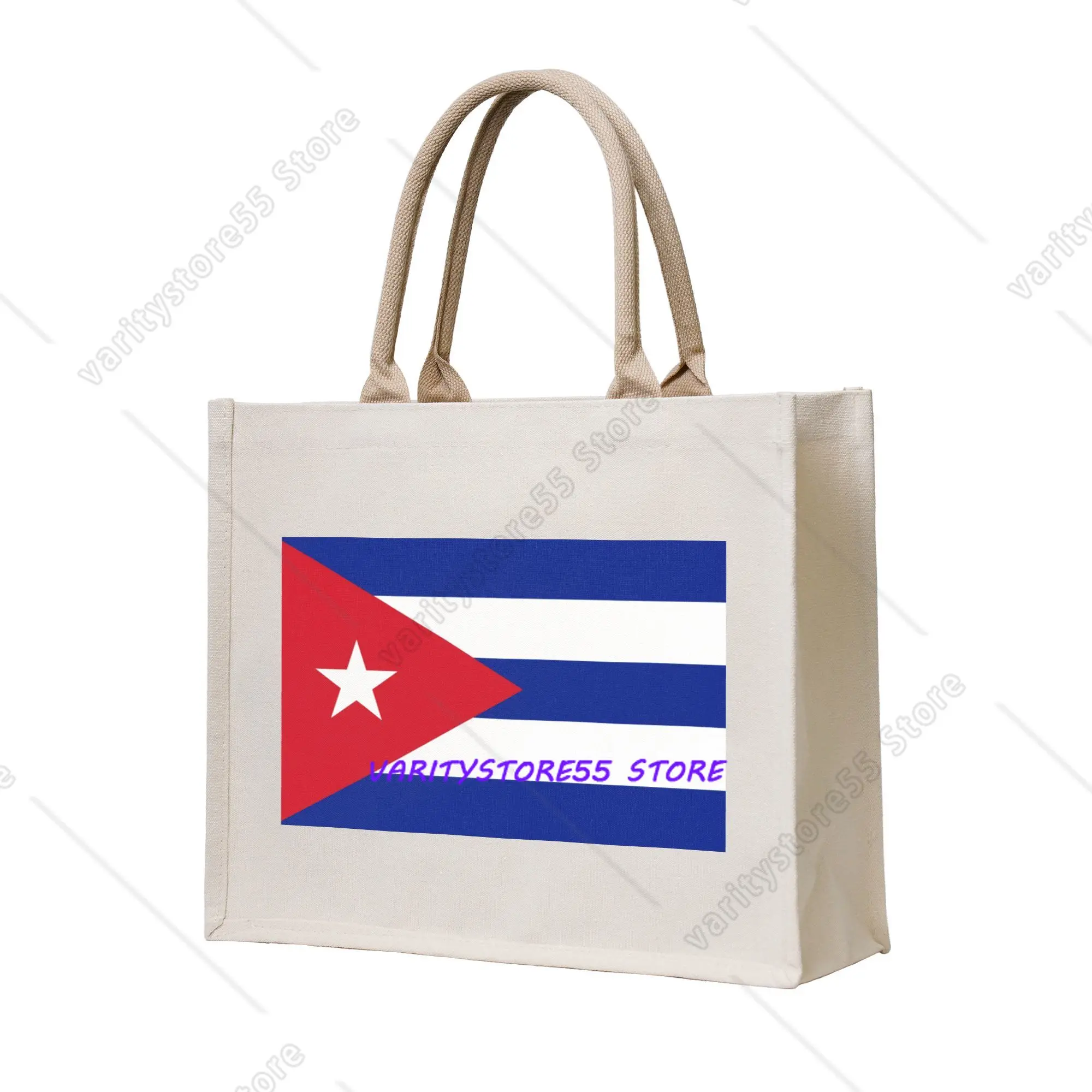Kawaii Printed Flag of Cuba Tote Shopping Bags Portable Shoulder Shopper Cuban Patriotic Handbag
Kawaii Printed Flag of Cuba Tote Shopping Bags Portable Shoulder Shopper Cuban Patriotic Handbag