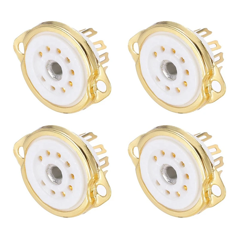 4Pcs 9Pin Tube Socket Ceramic Tube Socket,Vacuum Protect Tube Socket For 12AX7,12AT7,12AU7,ECC83,ECC82,E88CC,6922-ABIU
4Pcs 9Pin Tube Socket Ceramic Tube Socket,Vacuum Protect Tube Socket For 12AX7,12AT7,12AU7,ECC83,ECC82,E88CC,6922-ABIU