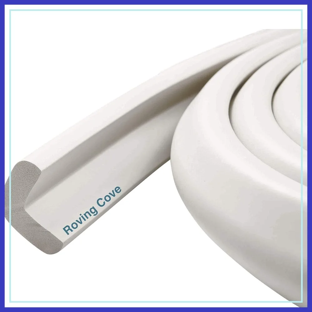 6ft Heavy-Duty Edge Protector for Baby Proofing, Soft Furniture Bumper Guard, Desk Edge Cushion, Wall Corner Cover, 3M Adhesive, Off White
6ft Heavy-Duty Edge Protector for Baby Proofing, Soft Furniture Bumper Guard, Desk Edge Cushion, Wall Corner Cover, 3M Adhesive, Off White