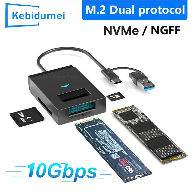 Адаптер M.2 NVME NGFF SATA USB 3.1 в M.2 SSD-конвертер жесткого диска Внешний корпус 10 Гбит/с для устройства чтения карт SD TF для ключа M/M+B
Адаптер M.2 NVME NGFF SATA USB 3.1 в M.2 SSD-конвертер жесткого диска Внешний корпус 10 Гбит/с для устройства чтения карт SD TF для ключа M/M+B