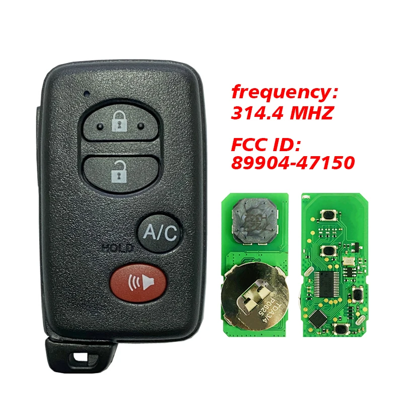 CN007207 Aftermarket Car Remote Key HYQ14ACX For Toyota 4Runner Prius C Prius V Venza 2012+ Keyless Key Fob 314MHz 271451-5290
CN007207 Aftermarket Car Remote Key HYQ14ACX For Toyota 4Runner Prius C Prius V Venza 2012+ Keyless Key Fob 314MHz 271451-5290