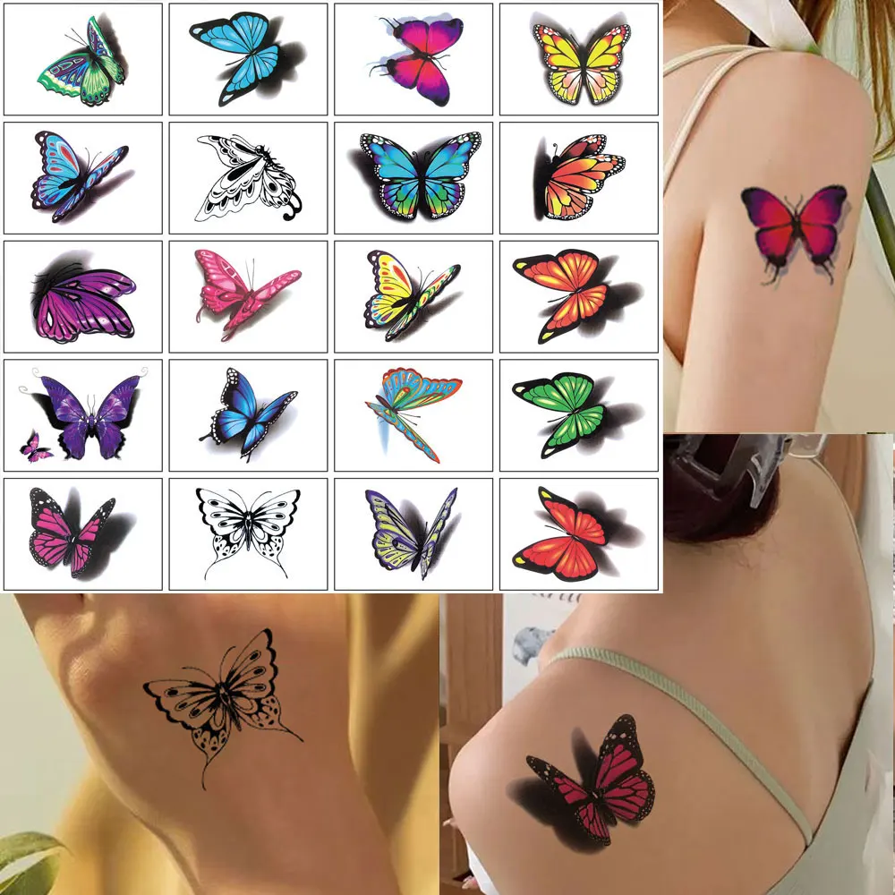 20 шт., водостойкие временные татуировки с бабочкой, черный цветок, роза, лотос, поддельные татуировки для женщин и девочек, татуировки с розами, наклейки для боди-арта
20 шт., водостойкие временные татуировки с бабочкой, черный цветок, роза, лотос, поддельные татуировки для женщин и девочек, татуировки с розами, наклейки для боди-арта