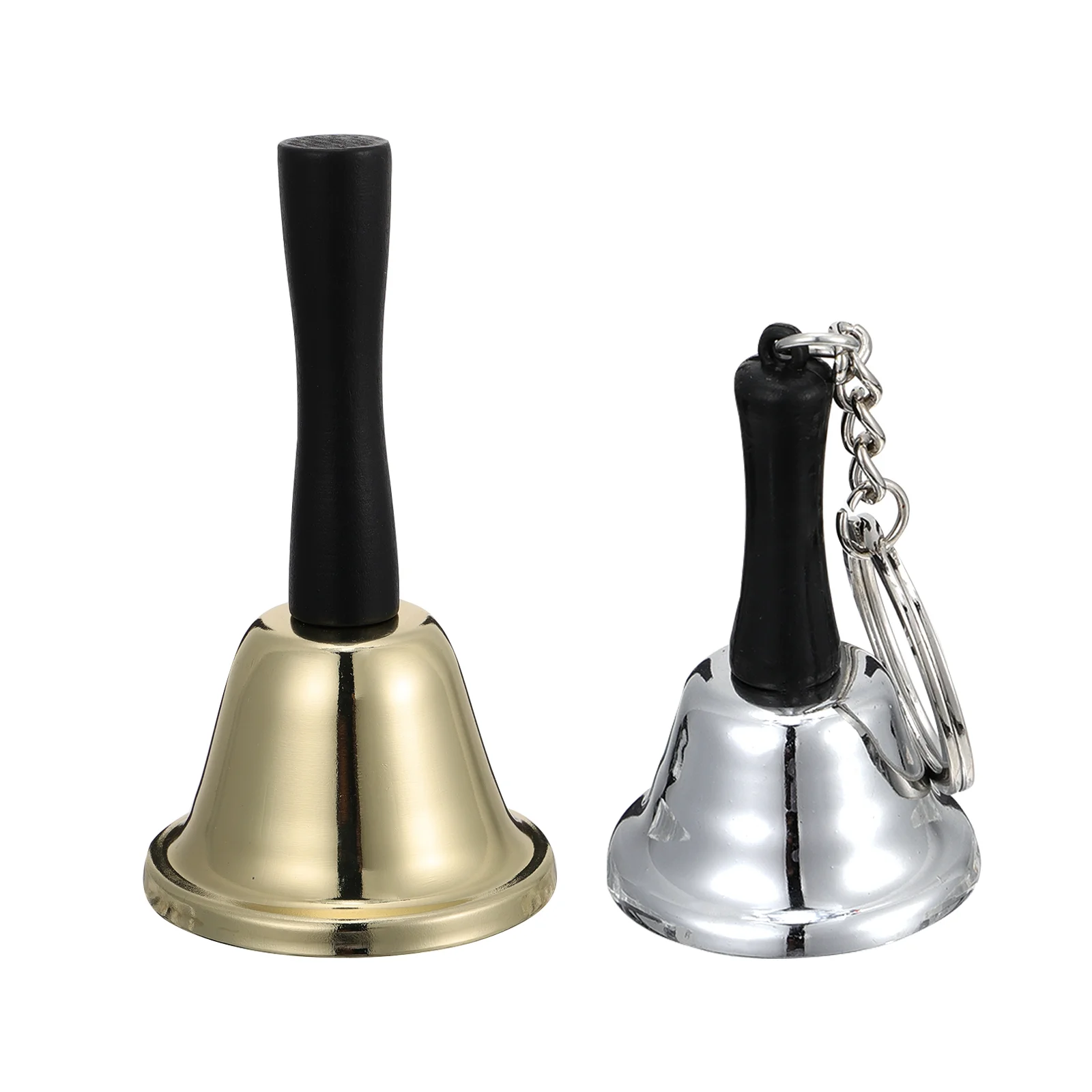 2 Pcs Hand Bell Iron Handbell Children Crafts Silver Delicate Keychains Class Summoning Musical Instruments Kids Hand
2 Pcs Hand Bell Iron Handbell Children Crafts Silver Delicate Keychains Class Summoning Musical Instruments Kids Hand