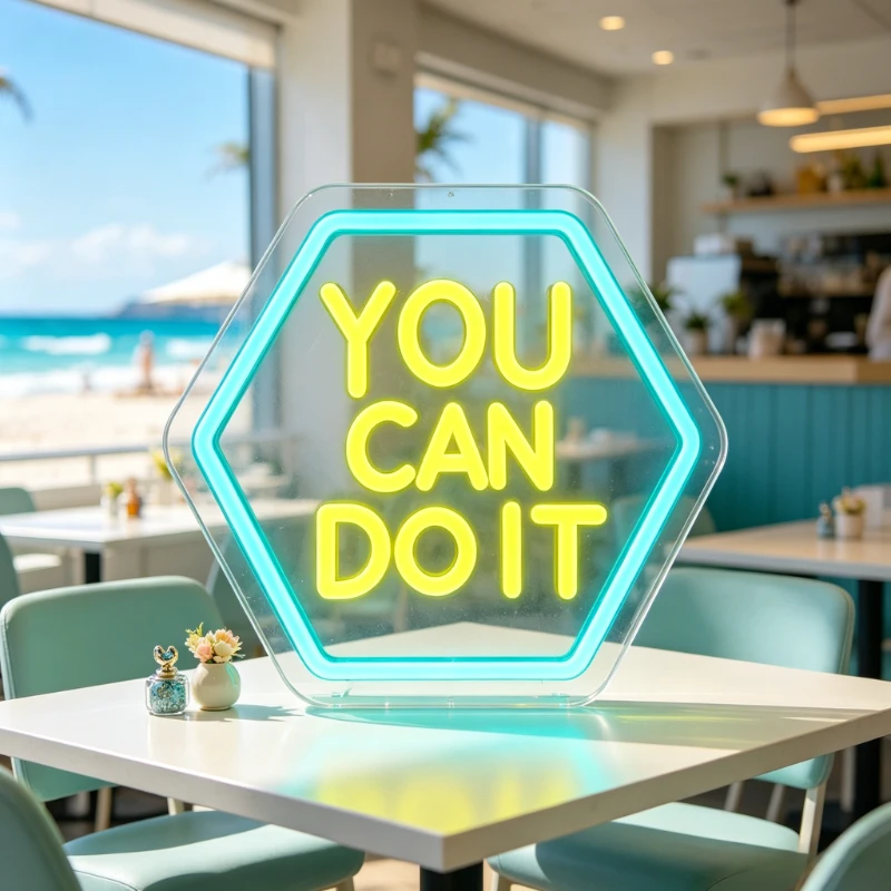 Neon Sign You Can Do It LED Motivational Night Light USB Rechargeable Acrylic Sign for Office Desk Gym Workout Motivation Decor
Neon Sign You Can Do It LED Motivational Night Light USB Rechargeable Acrylic Sign for Office Desk Gym Workout Motivation Decor