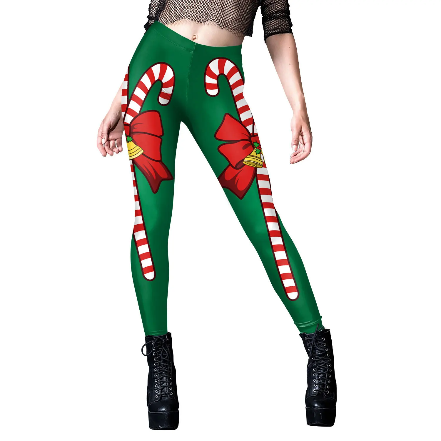 Women High Waist Slim Yoga Leggings Christmas Theme Full Print Skinny Pants Xmas Candy Cane Snowflake Reindeer Graphic Bottom
Women High Waist Slim Yoga Leggings Christmas Theme Full Print Skinny Pants Xmas Candy Cane Snowflake Reindeer Graphic Bottom