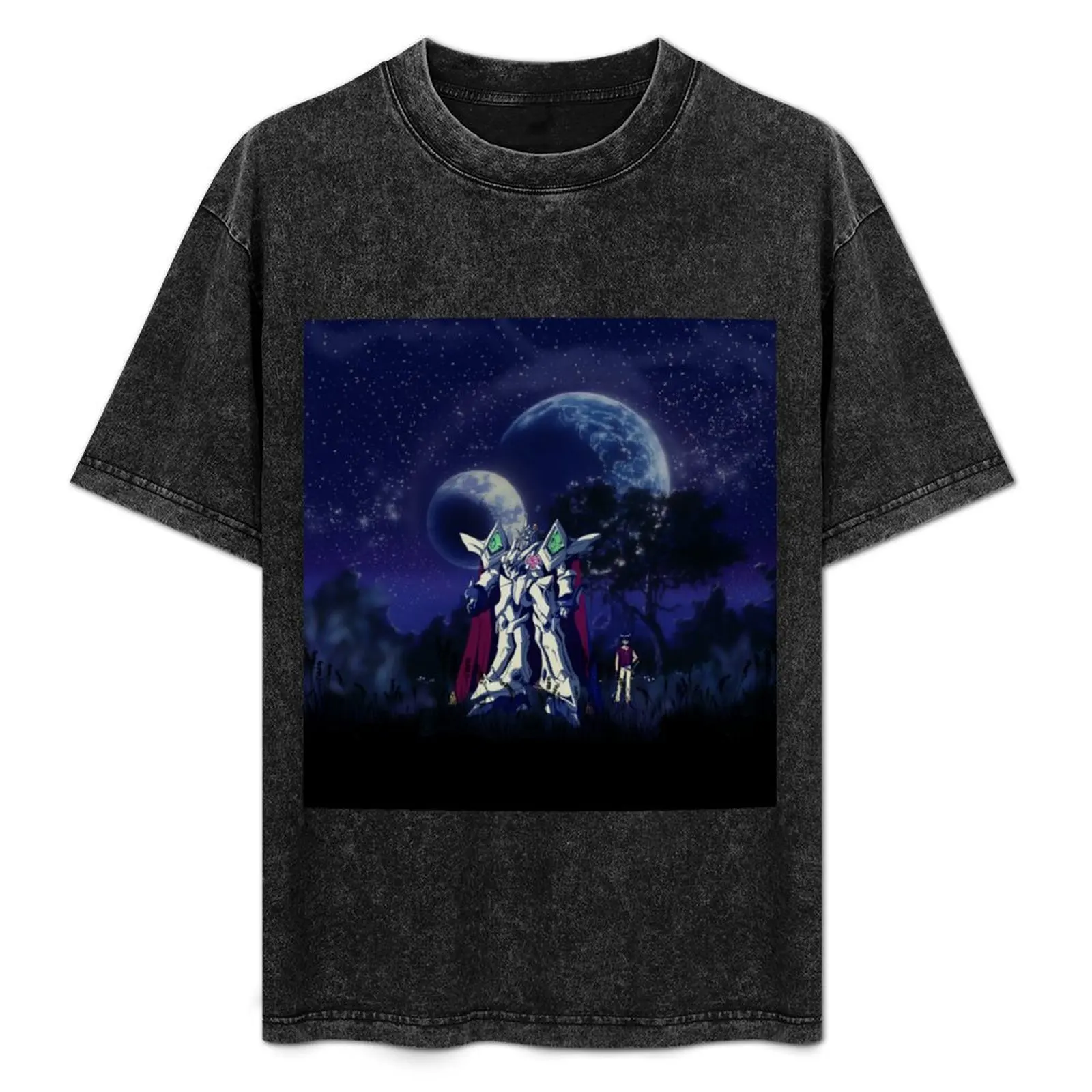 Escaflowne Night Scene, Gaea - ORIGINAL by SillyFun.redbubble.com T-Shirt Simple Casual Short Sleeve Tee
Escaflowne Night Scene, Gaea - ORIGINAL by SillyFun.redbubble.com T-Shirt Simple Casual Short Sleeve Tee