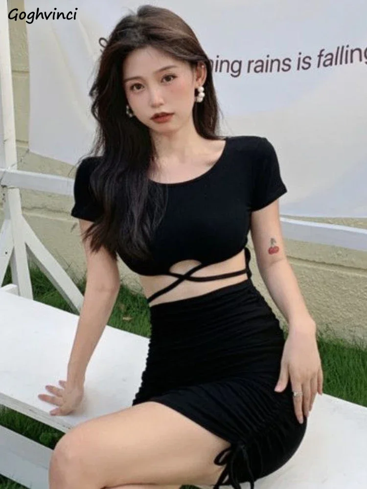 Dresses Women Bandage Sexy Slim Hot Girls Design Korean Style Casual Club Simple Summer Pure Mini Vestidos Stylish Creativity
Dresses Women Bandage Sexy Slim Hot Girls Design Korean Style Casual Club Simple Summer Pure Mini Vestidos Stylish Creativity
