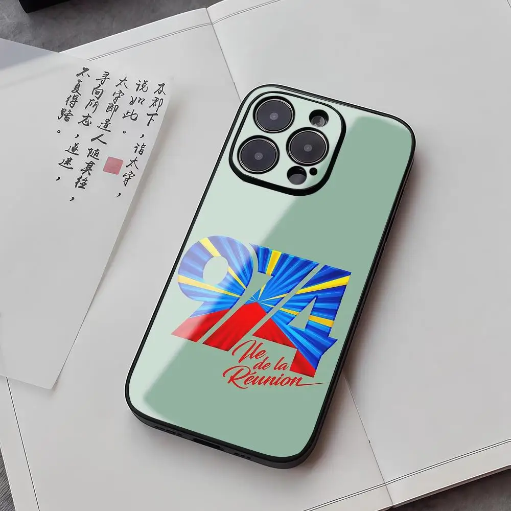 Acrylic Glass Phone Case for iPhone 17/16/15/14/13/12/11 pro Max/ XR with Precision Cutouts And 974 Reunion Island Logo PC Cover
Acrylic Glass Phone Case for iPhone 17/16/15/14/13/12/11 pro Max/ XR with Precision Cutouts And 974 Reunion Island Logo PC Cover