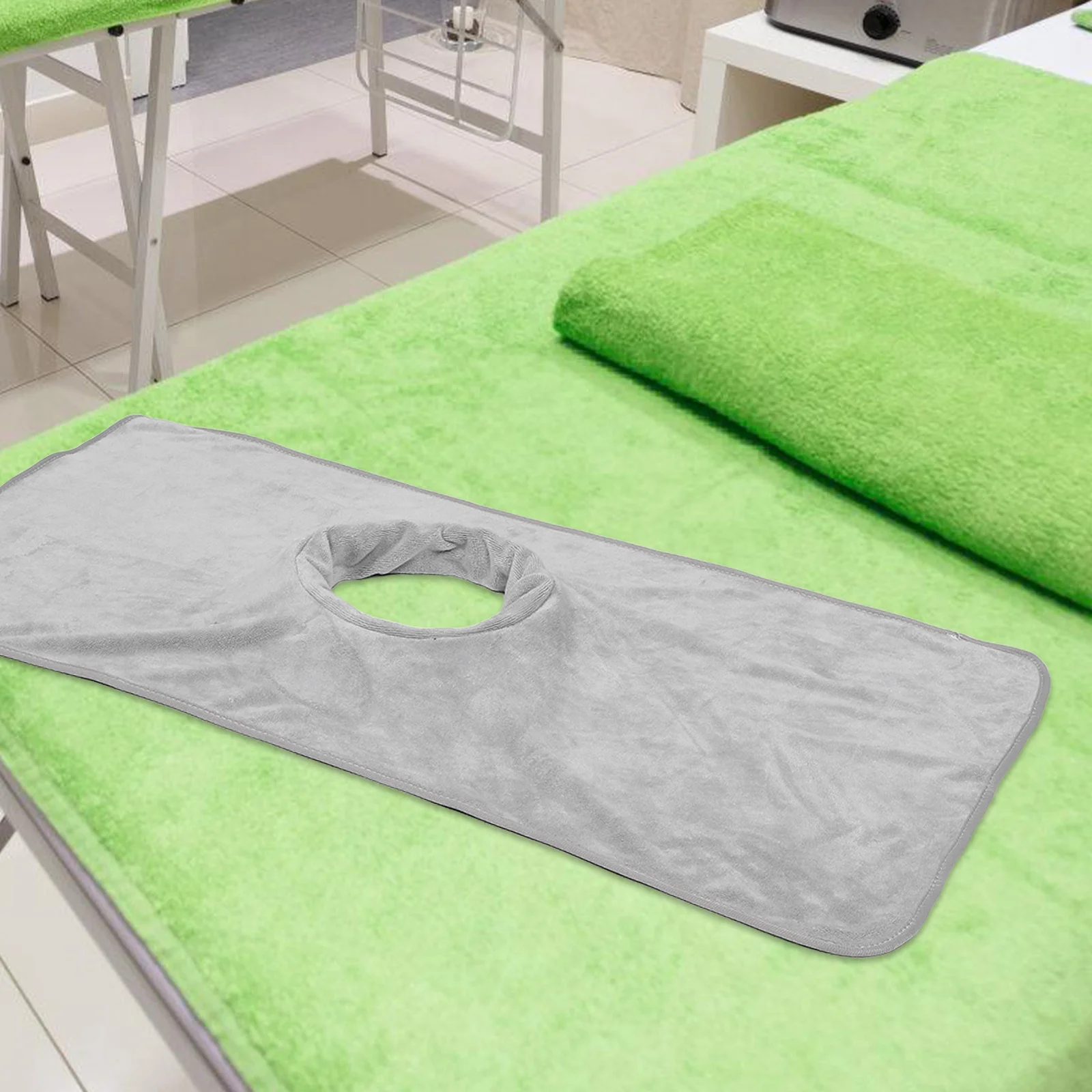 Массажный чехол для кровати с отверстием для лица, утолщенный мягкий многоразовый стол для лица, простыня для домашнего салона, подушка для шеи, массажный чехол
Массажный чехол для кровати с отверстием для лица, утолщенный мягкий многоразовый стол для лица, простыня для домашнего салона, подушка для шеи, массажный чехол