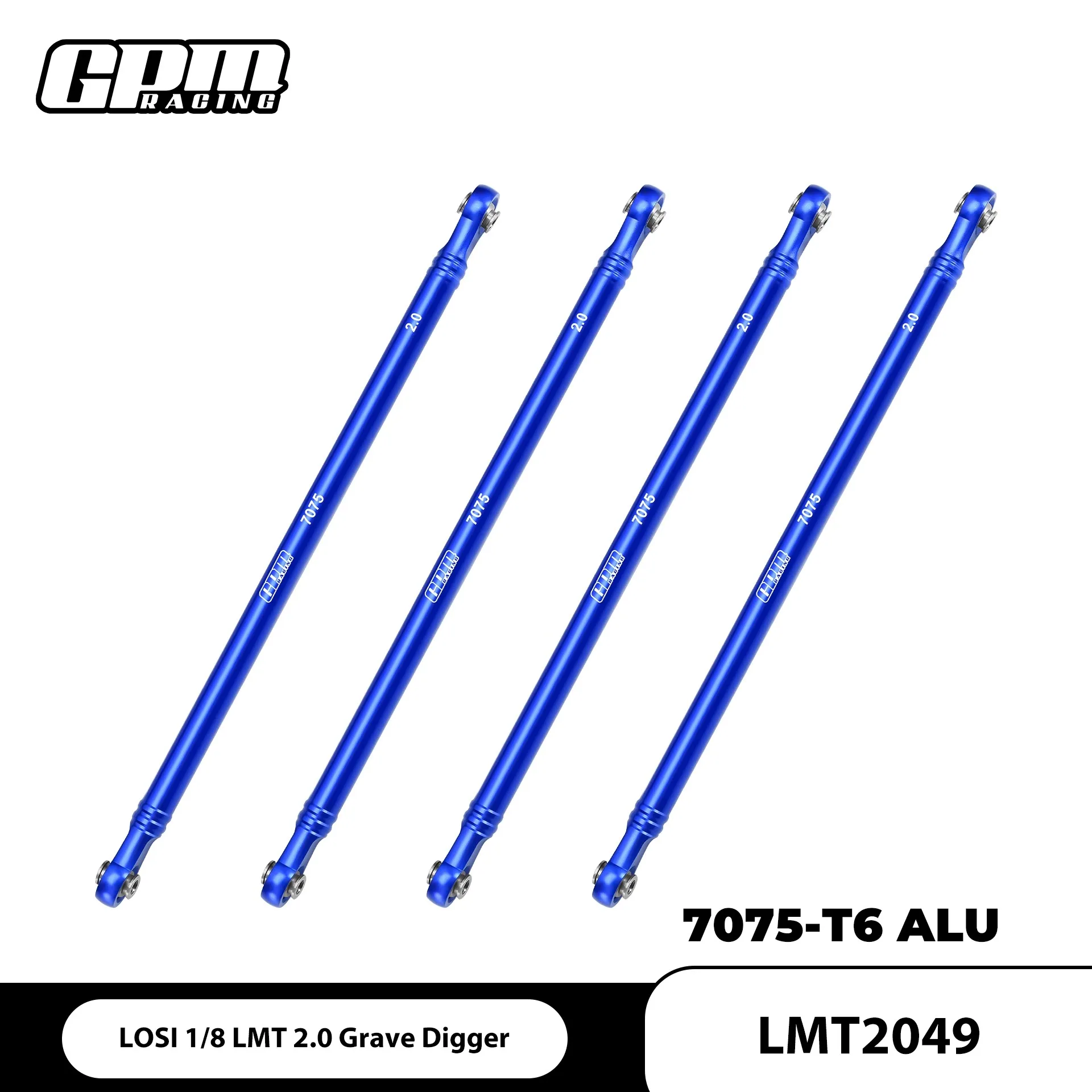 LOSI 1/8 LMT 2.0 Tomb Digger из алюминиевого сплава 7075-T6 верхняя тяга в сборе
LOSI 1/8 LMT 2.0 Tomb Digger из алюминиевого сплава 7075-T6 верхняя тяга в сборе
