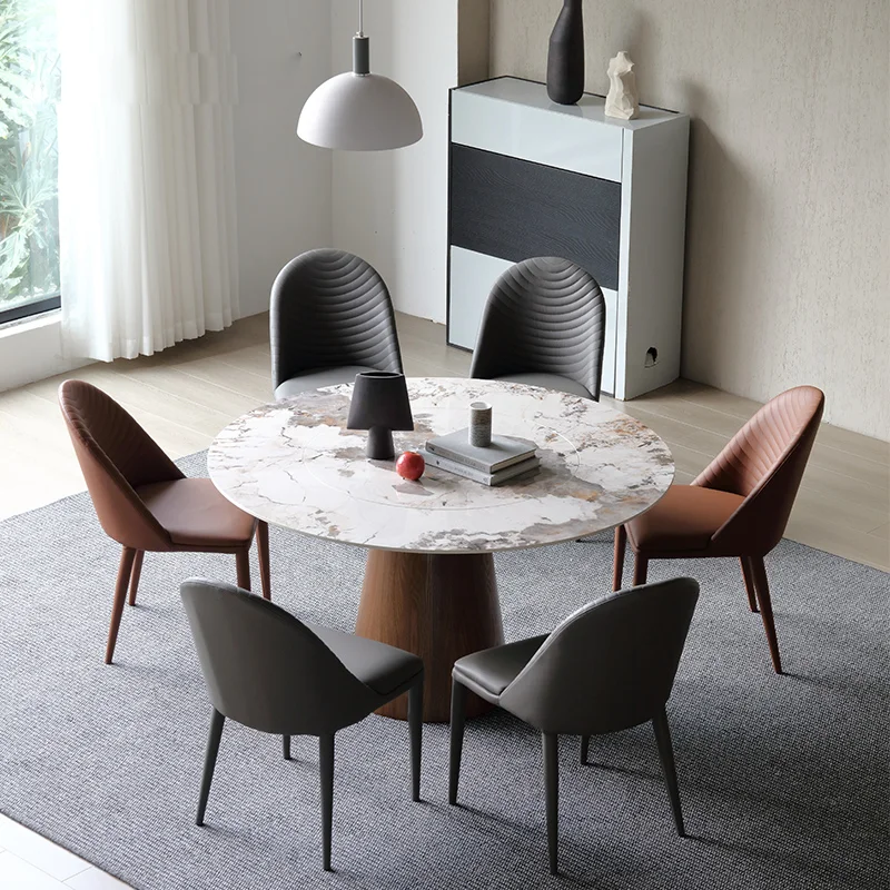 Modern Minimalist Dining Table Stone Rotating Dining Table Small Apartment Solid Wood Round Esstische Living Room GPF50YH
Modern Minimalist Dining Table Stone Rotating Dining Table Small Apartment Solid Wood Round Esstische Living Room GPF50YH