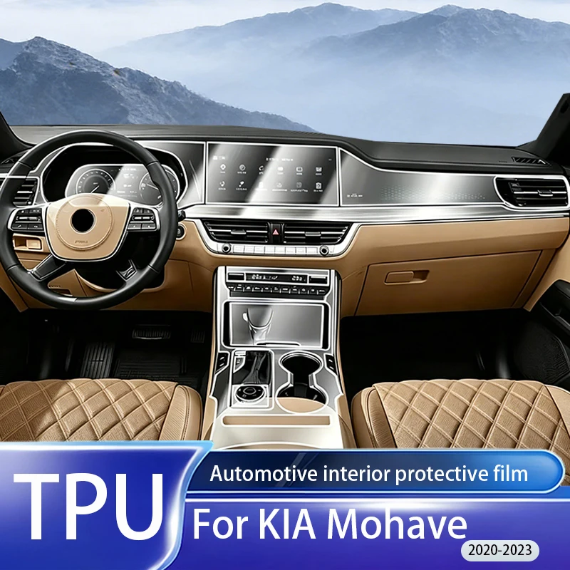 Fit for KIA Mohave 2020-2023 Clear TPU PPF Anti Scratch Dashboard Center Console Interior Protective Film Sticker Accessory Kit
Fit for KIA Mohave 2020-2023 Clear TPU PPF Anti Scratch Dashboard Center Console Interior Protective Film Sticker Accessory Kit