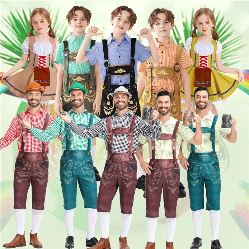 Halloween Beer Festival Costume Men's Women's Adult's National Beer Performance Clothes Traditional Ethnic Stage Outfits
Halloween Beer Festival Costume Men's Women's Adult's National Beer Performance Clothes Traditional Ethnic Stage Outfits