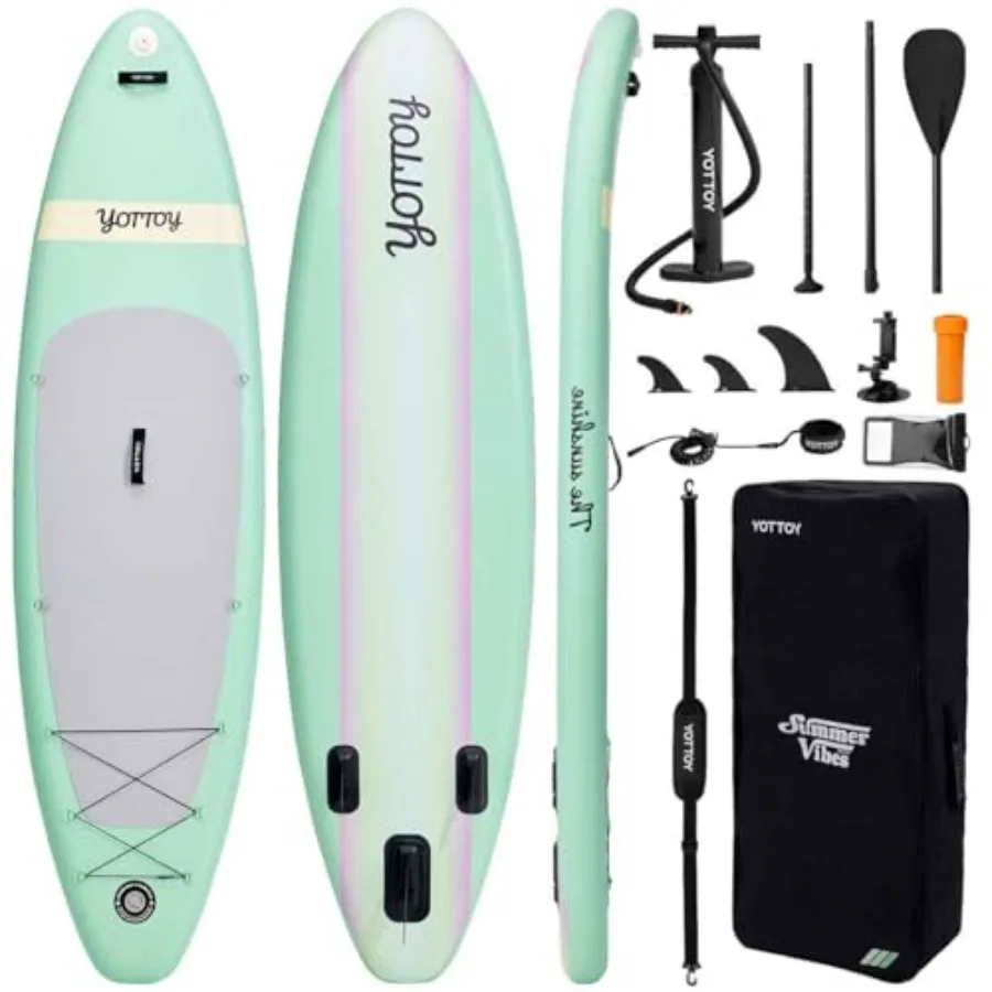 All-Around Inflatable Stand Up Paddle Board for lakes and calm waters durable PVC material blue color ultra-stable lightweight
All-Around Inflatable Stand Up Paddle Board for lakes and calm waters durable PVC material blue color ultra-stable lightweight
