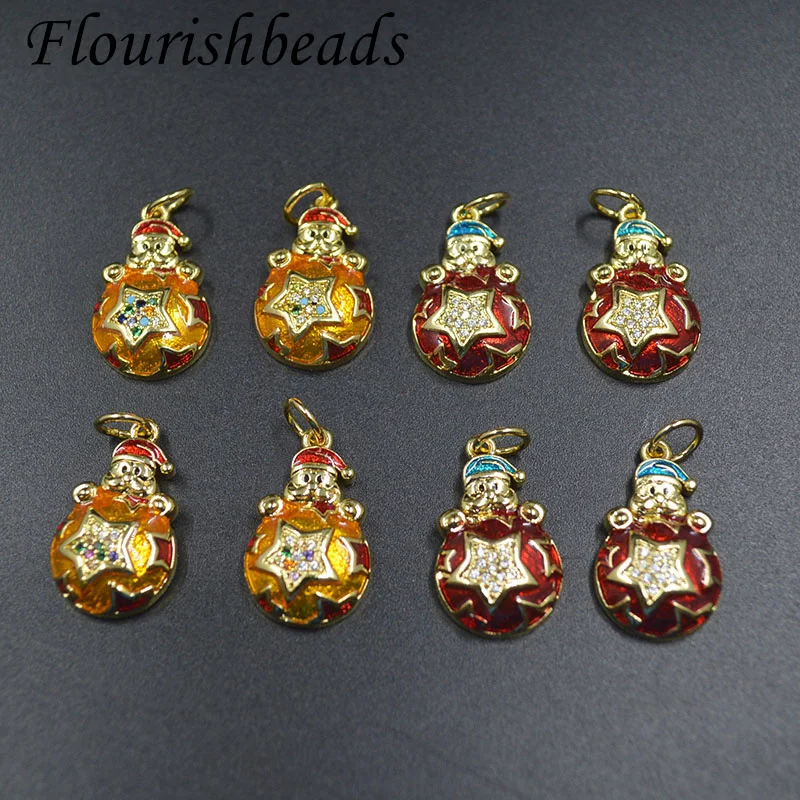 20pcs Christmas Series Jewelry Findings Accessories Lucky Santa Pendant for DIY Festivals Earring Bracelet Charms
20pcs Christmas Series Jewelry Findings Accessories Lucky Santa Pendant for DIY Festivals Earring Bracelet Charms