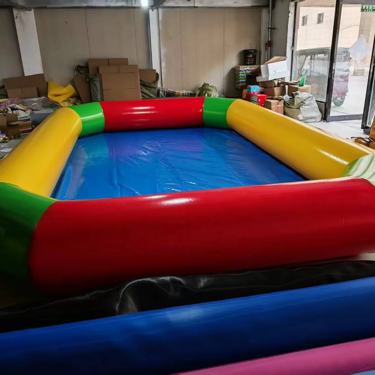 Inflatable Swimming Pool 5m*8m Kids Colorful PVC Tarpaulin Sand Pool Outdoor Inflatable Ball Pool for Sale
Inflatable Swimming Pool 5m*8m Kids Colorful PVC Tarpaulin Sand Pool Outdoor Inflatable Ball Pool for Sale