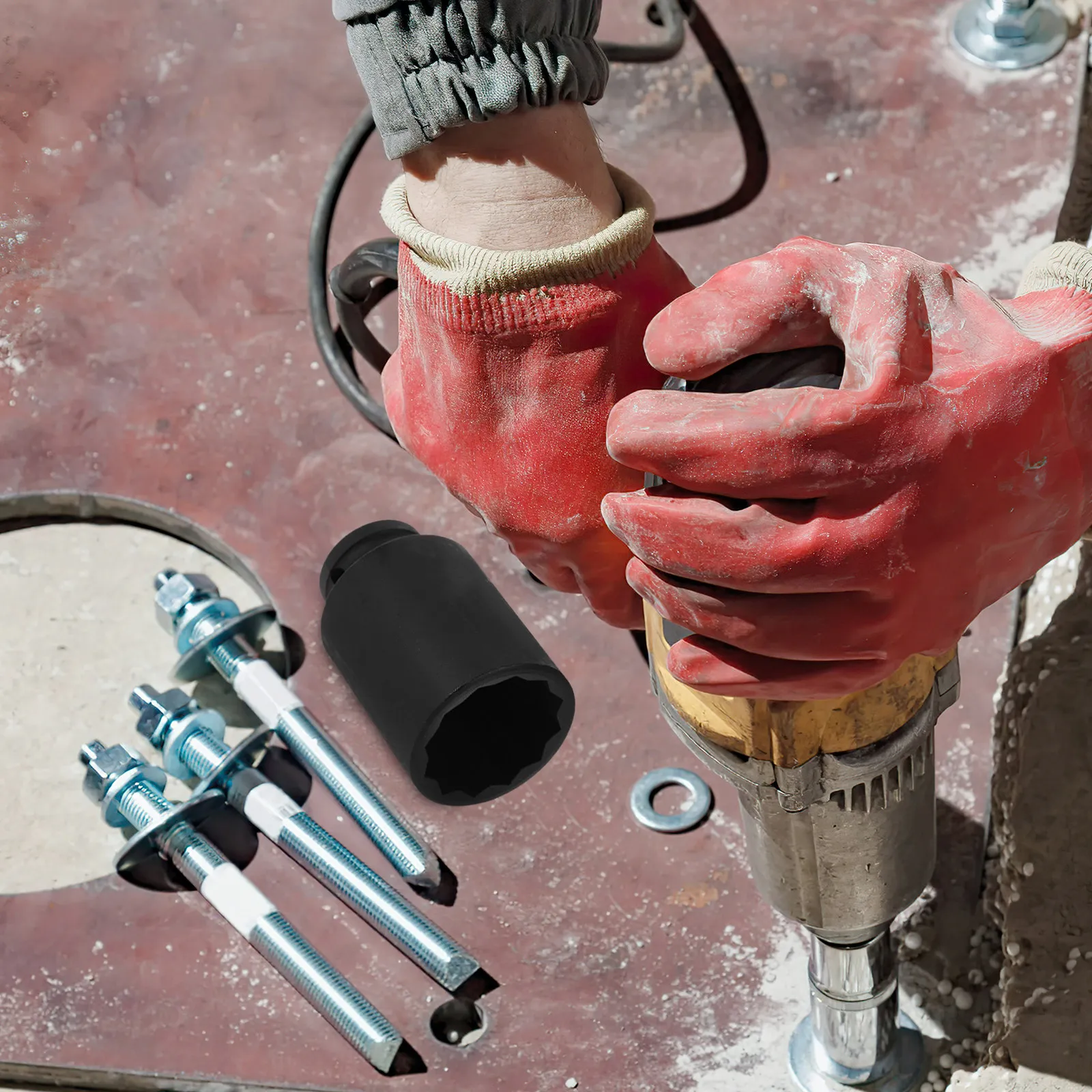 Ударный глубокий торцевой ключ 36 мм для гаек, закаленный, для снятия гаек оси, совместим с пневматическим гайковертом и ручкой-трещоткой
Ударный глубокий торцевой ключ 36 мм для гаек, закаленный, для снятия гаек оси, совместим с пневматическим гайковертом и ручкой-трещоткой