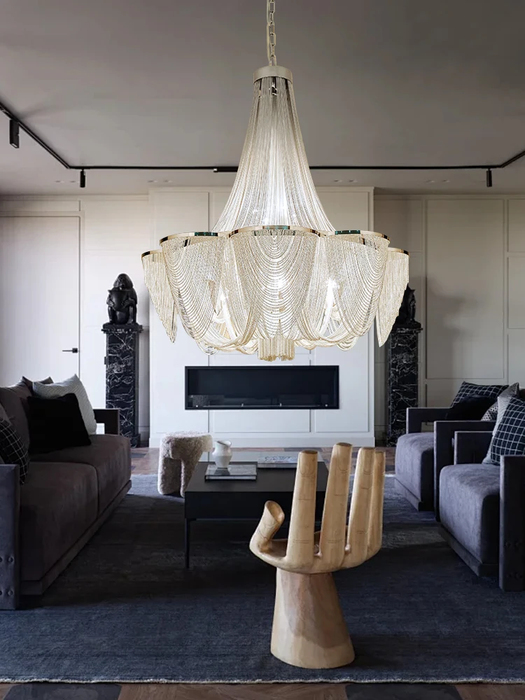 Led E14 Base Luxury Aluminum Chain Chandeliers for Living Room Foyer Decoration, Nordic Lights Dining Table Vintage Chandelier
Led E14 Base Luxury Aluminum Chain Chandeliers for Living Room Foyer Decoration, Nordic Lights Dining Table Vintage Chandelier