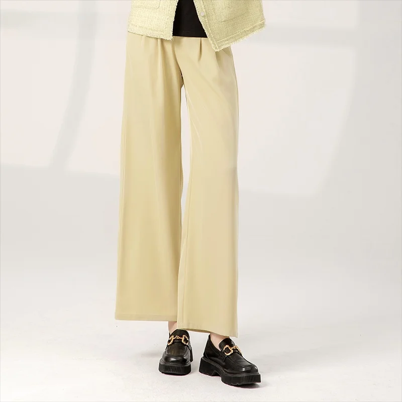 Dailanzhi Spring New High Waist Casual Wide Leg Pants Straight Cut Women's Trousers Ele Drapey Feel Commute Sle
Dailanzhi Spring New High Waist Casual Wide Leg Pants Straight Cut Women's Trousers Ele Drapey Feel Commute Sle