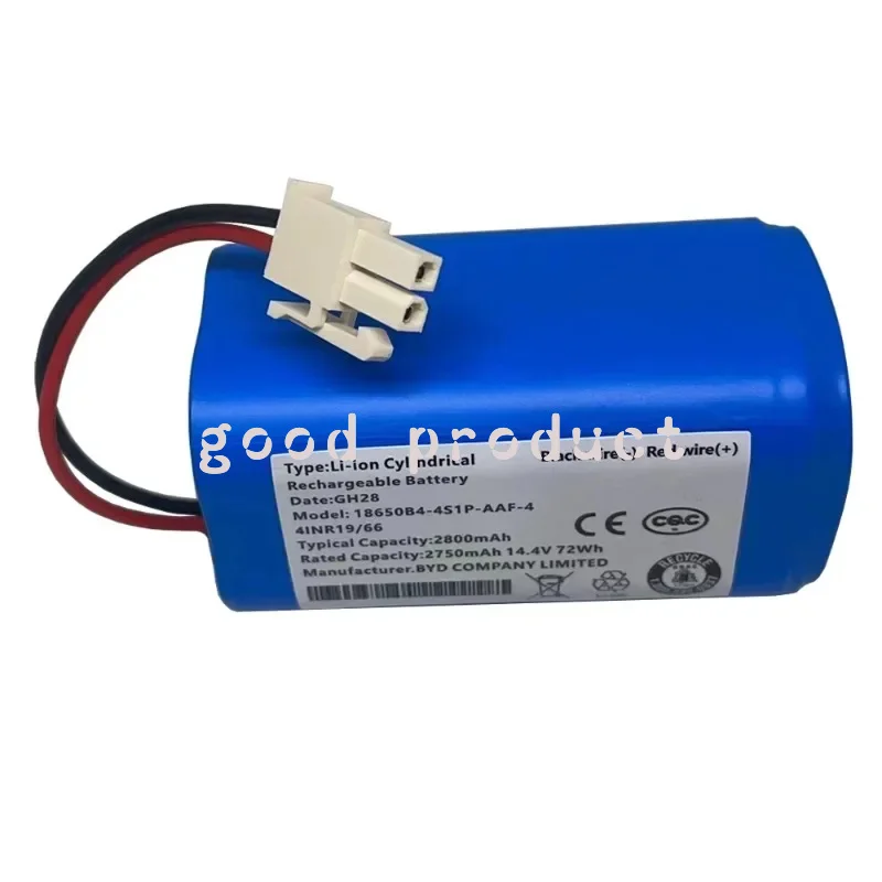 Original BYD 2800mAh Rechargeable Li-ion Battery for ILIFE A4 A4s V7 A6 V7s Plus Robot Vacuum Cleaner battery
Original BYD 2800mAh Rechargeable Li-ion Battery for ILIFE A4 A4s V7 A6 V7s Plus Robot Vacuum Cleaner battery